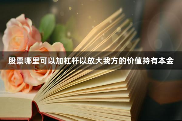 股票哪里可以加杠杆以放大我方的价值持有本金